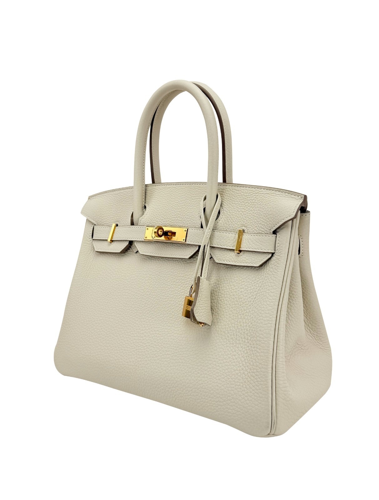 Hermes Birkin 30 Retourne Togo Craie Gold Hardware K Stamp 2025