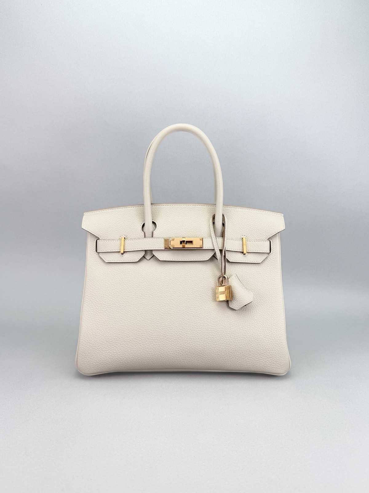 Hermes Birkin 30 Retourne Togo Craie Rose Gold Hardware Z Stamp 2022