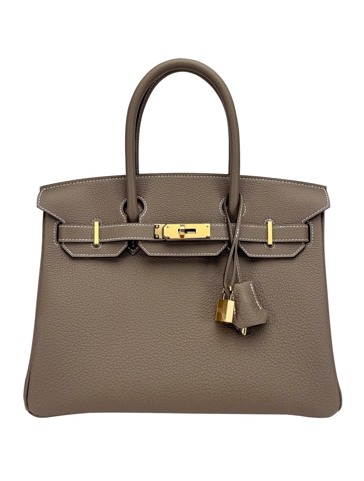 Hermes Birkin 30 Retourne Togo Etoupe Gold Hardware K Stamp 2025