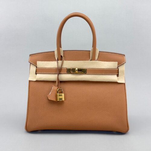 Hermes Birkin 30 Retourne Togo Gold Gold Hardware U Stamp 2022