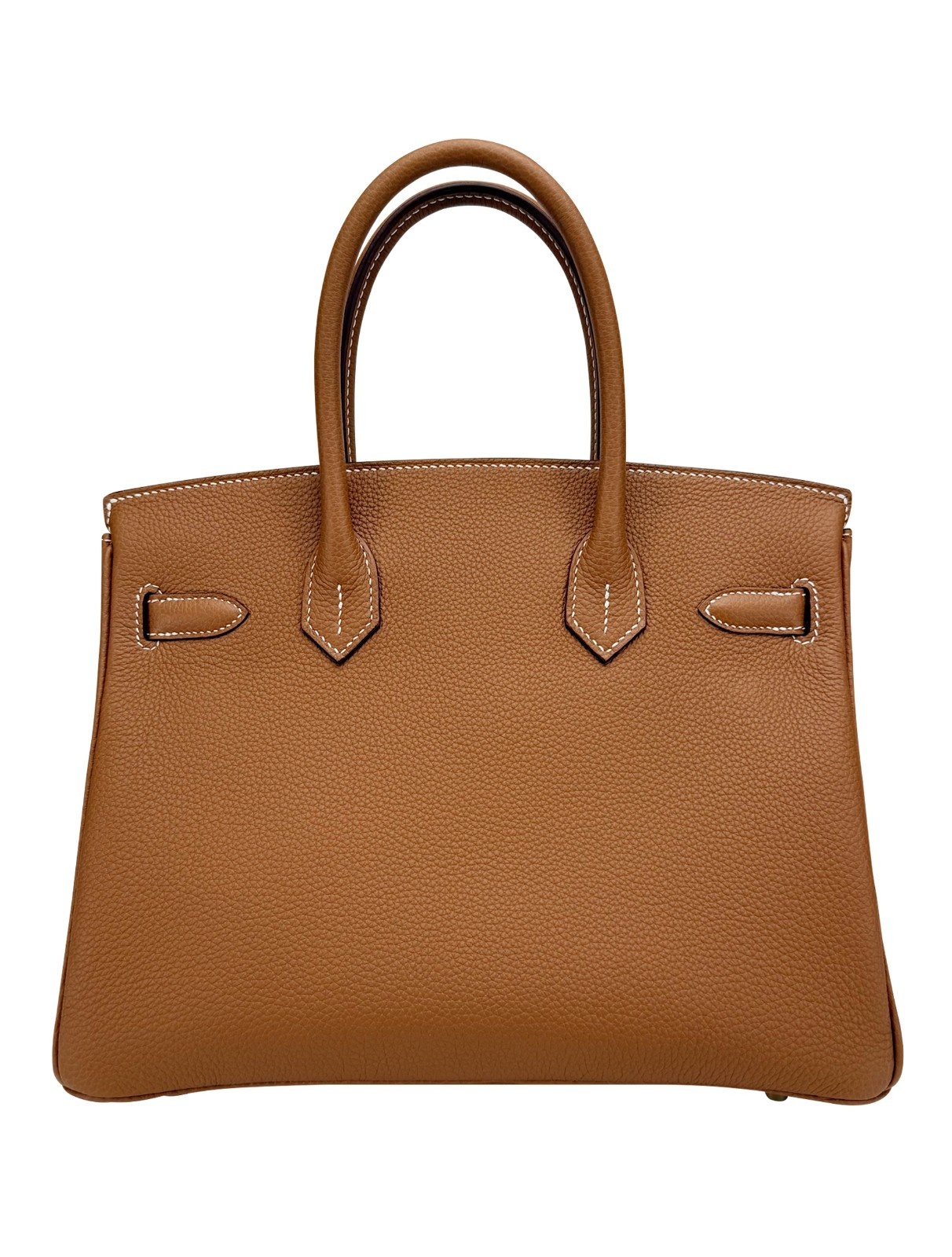 Hermes Birkin 30 Retourne Togo Gold Gold Hardware K Stamp Full