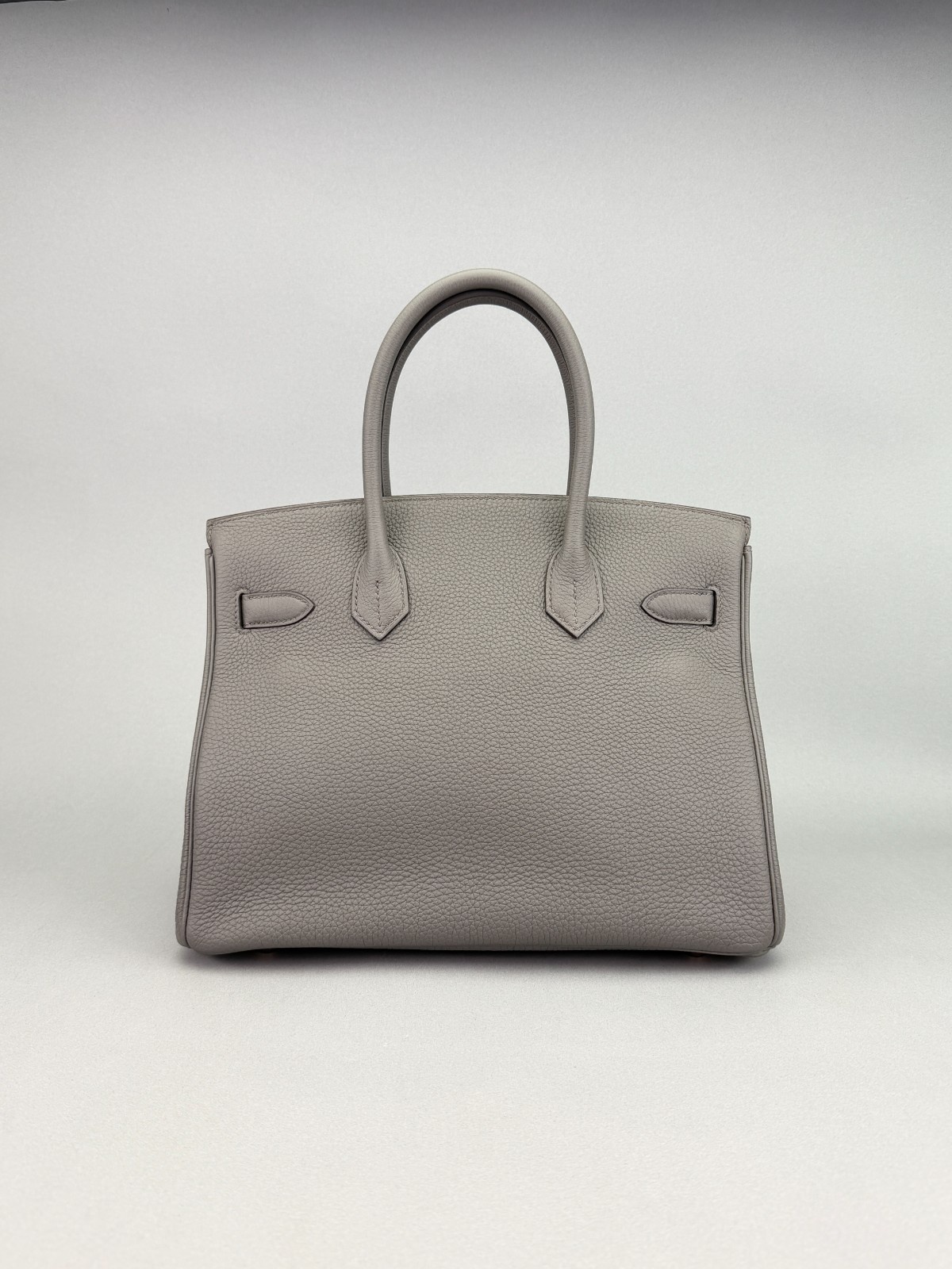 Hermes Birkin 30 Retourne Togo Gris Etain Rose Gold Hardware Z Stamp 2021