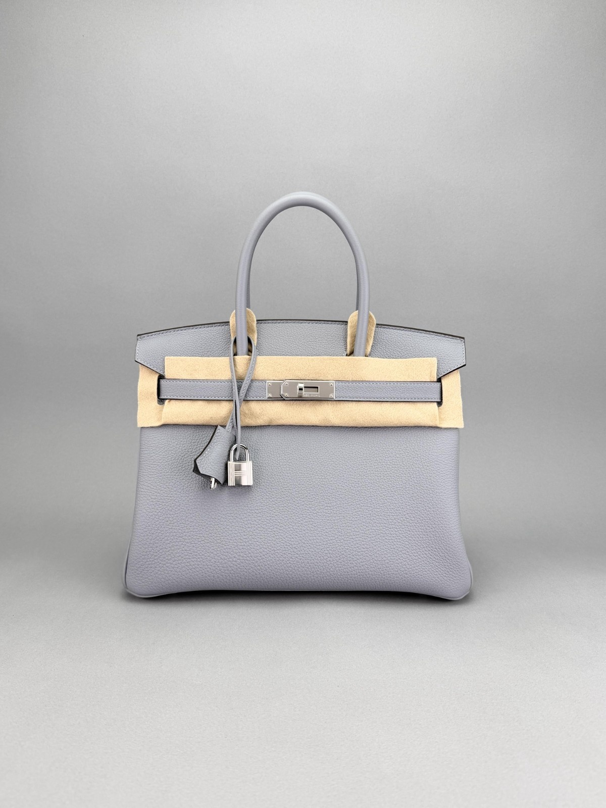 Hermes Birkin 30 Retourne Togo Gris Pantin Palladium Hardware K Stamp 2025