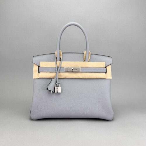 Hermes Birkin 30 Retourne Togo Gris Pantin Palladium Hardware K Stamp 2025
