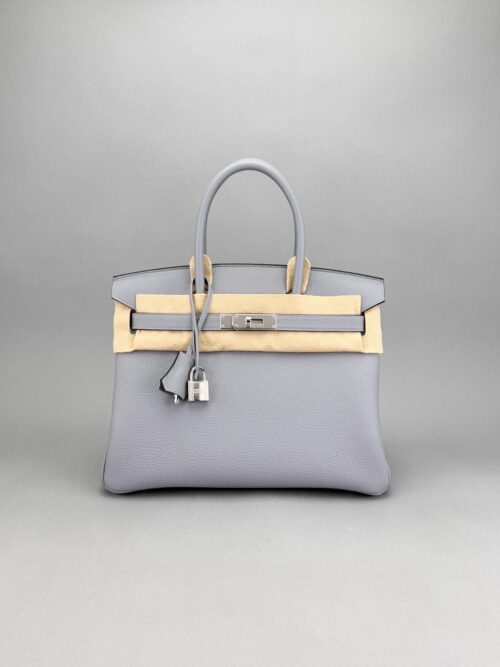 Hermes Birkin 30 Retourne Togo Gris Pantin Palladium Hardware K Stamp 2025