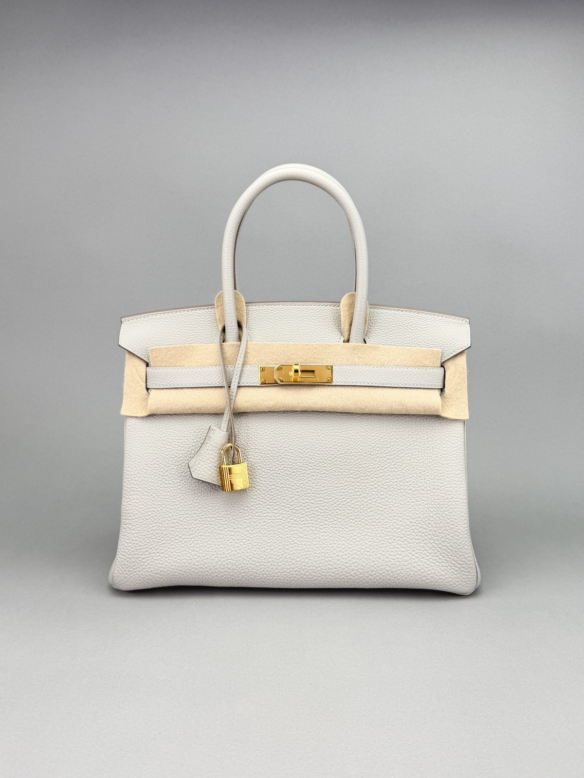 Hermes Birkin 30 Retourne Togo Gris Perle Gold Hardware U 2022
