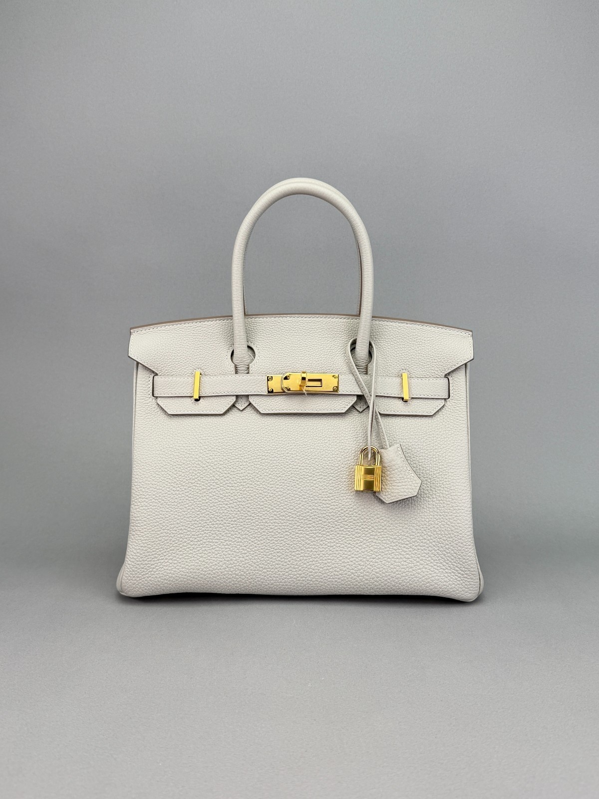 Hermes Birkin 30 Retourne Togo Gris Perle Gold Hardware U 2022