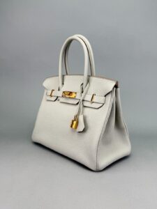 Hermes Birkin 30 Retourne Togo Gris Perle Gold Hardware U 2022