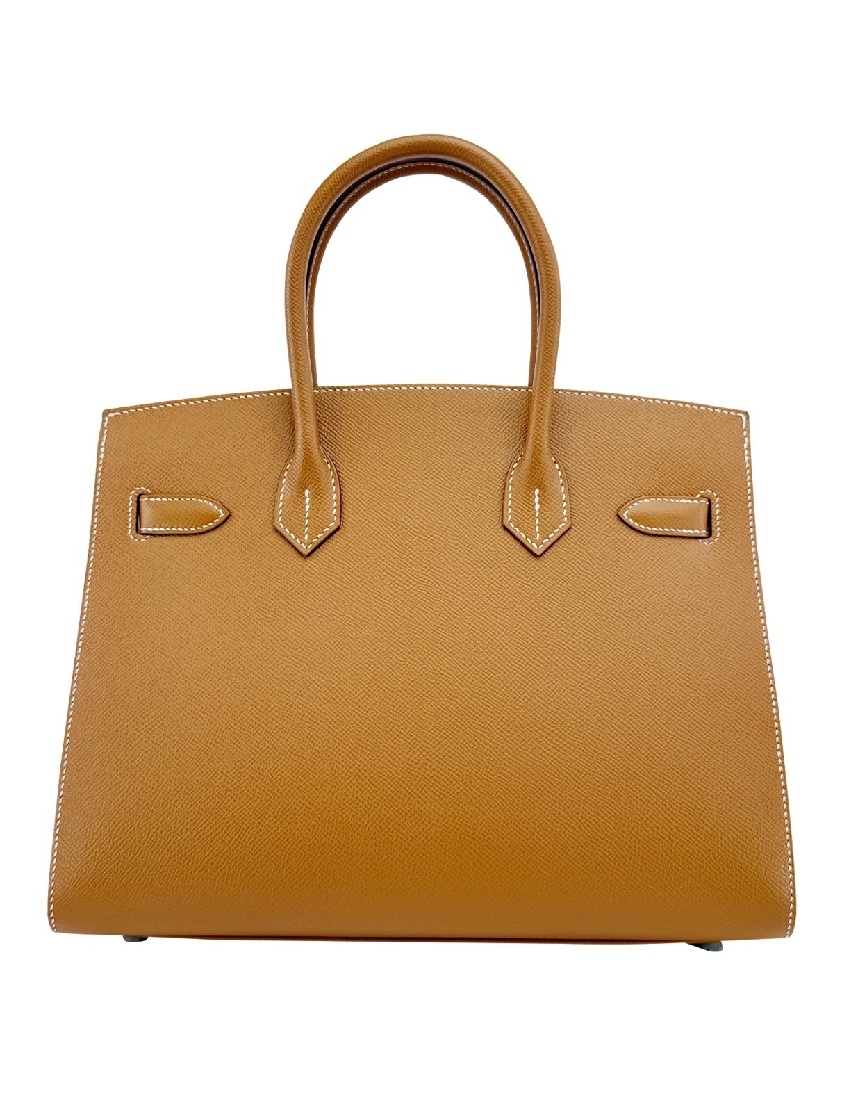 Hermes Birkin 30 Sellier Epsom Gold Palladium Hardware Preowned Z Stamp