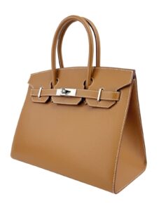 Hermes Birkin 30 Sellier Epsom Gold Palladium Hardware Preowned Z Stamp