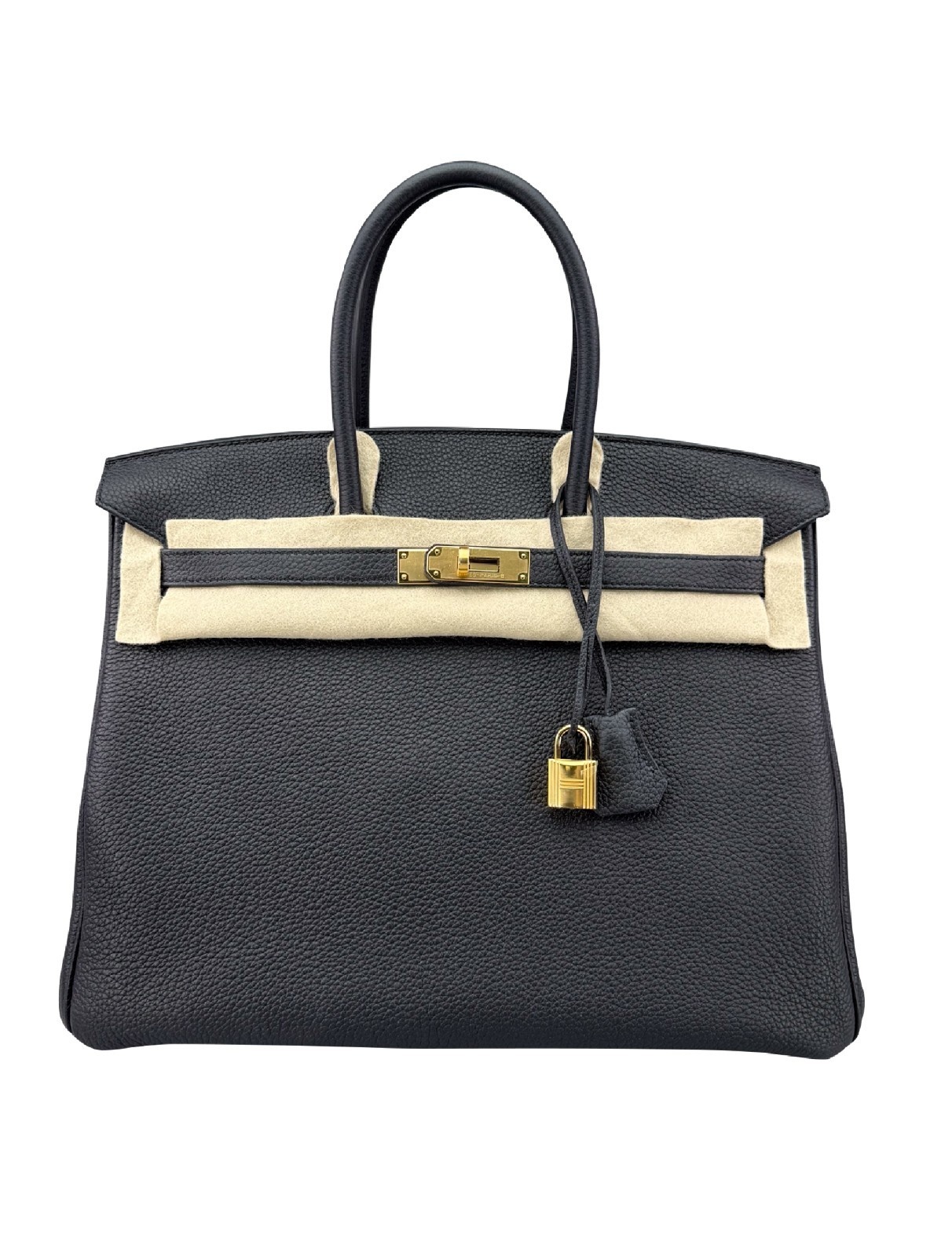 Hermes Birkin 35 Retourne Togo Black/Noir Gold Hardware K Stamp 2025
