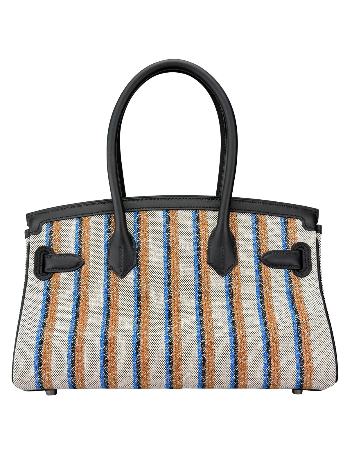 Hermes Birkin Shoulder 29 H Toile Black/ Ecru Palladium Hardware K Stamp 2025