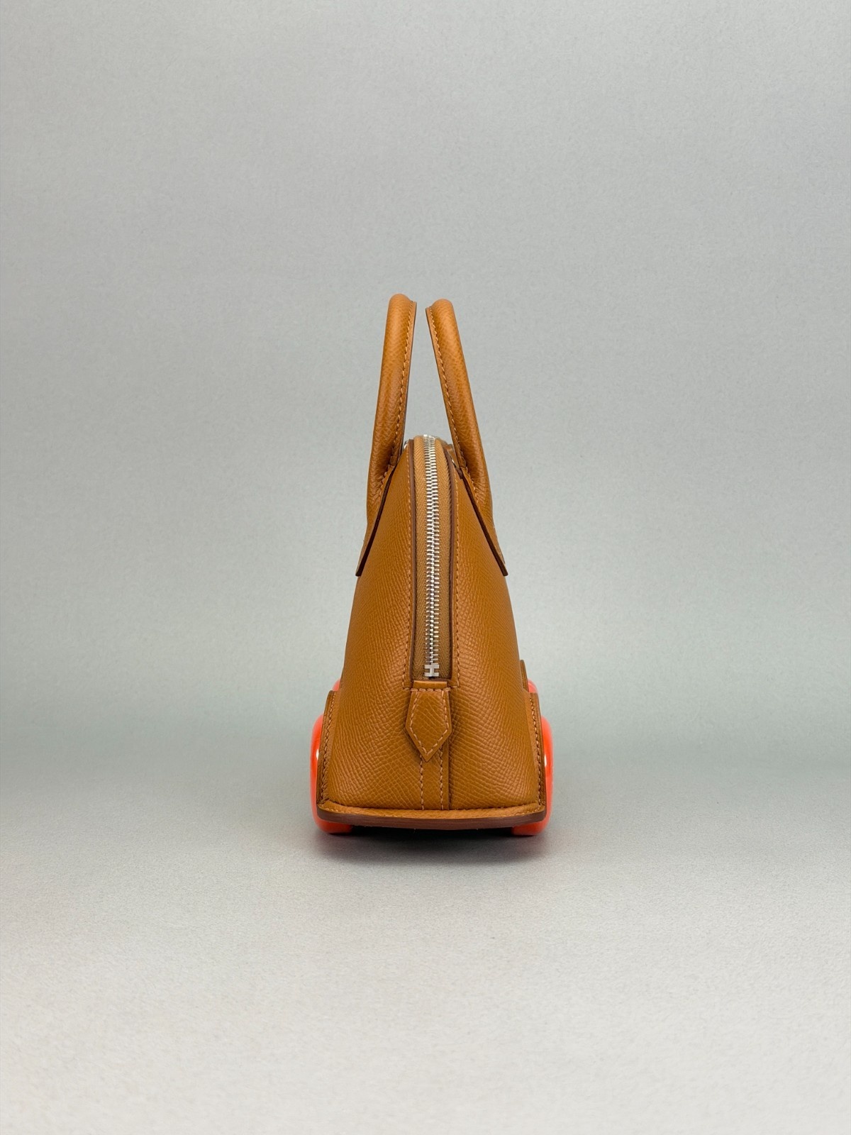 Hermes Bolide on Wheel 1923 Epsom Gold/Orange Palladium Hardware K Stamp 2025
