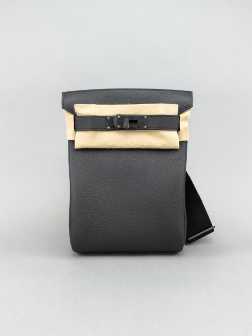 Hermes Hac A Dos PM Retourne Togo Black SO Black K Stamp 2025