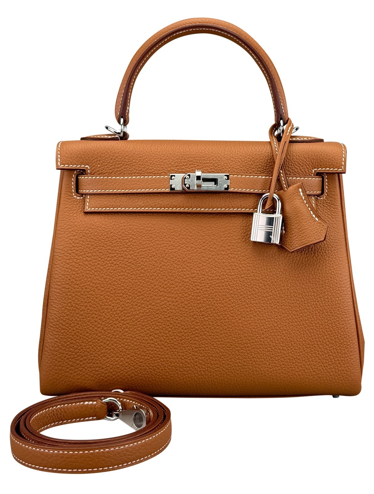 Hermes Kelly 25 Retourne Togo Gold Palladium Hardware K Stamp 2025