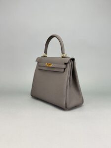 Hermes Kelly 25 Retourne Togo Gris Etain Gold Hardware K Stamp 2025