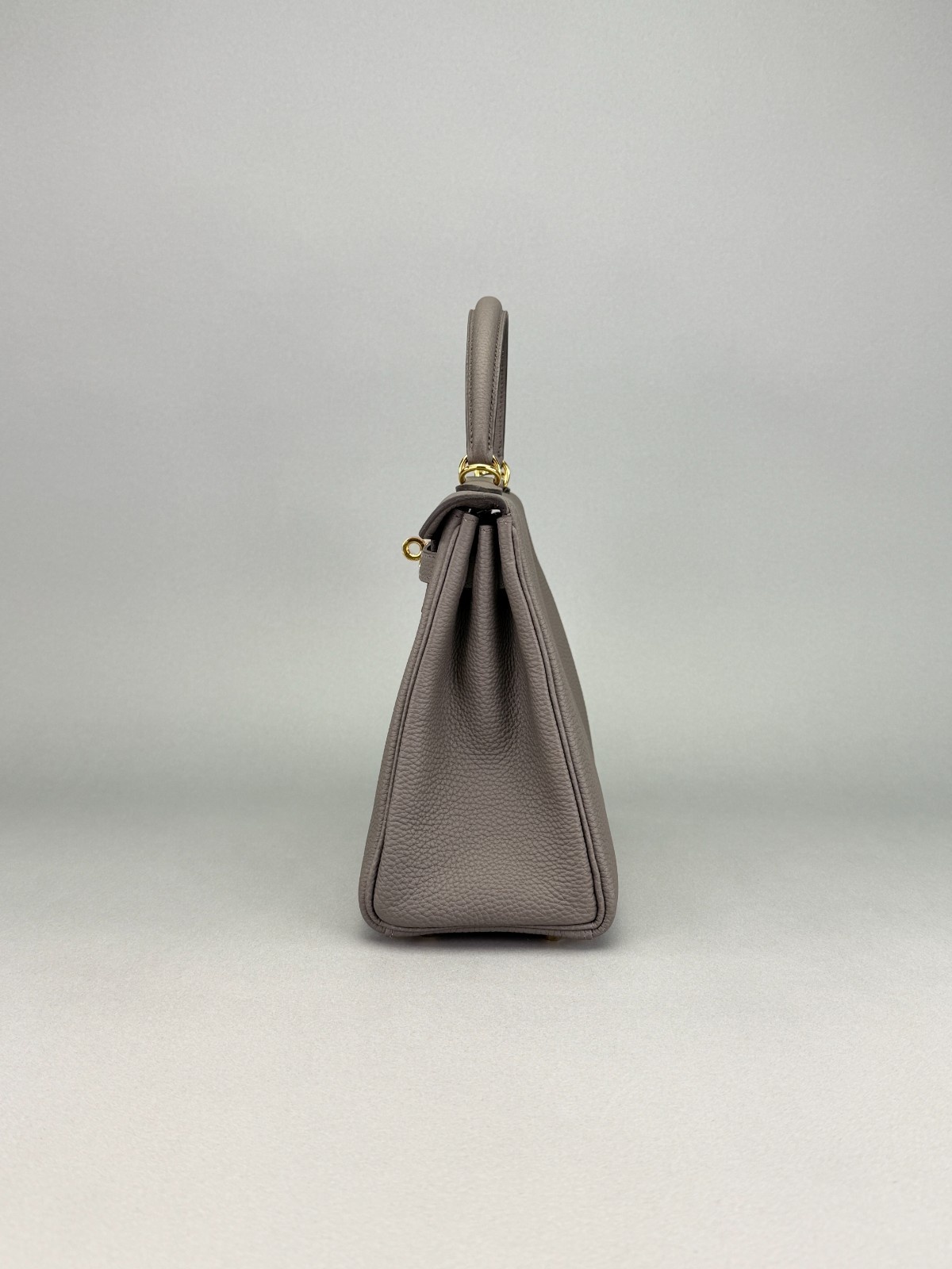 Hermes Kelly 25 Retourne Togo Gris Etain Gold Hardware K Stamp 2025
