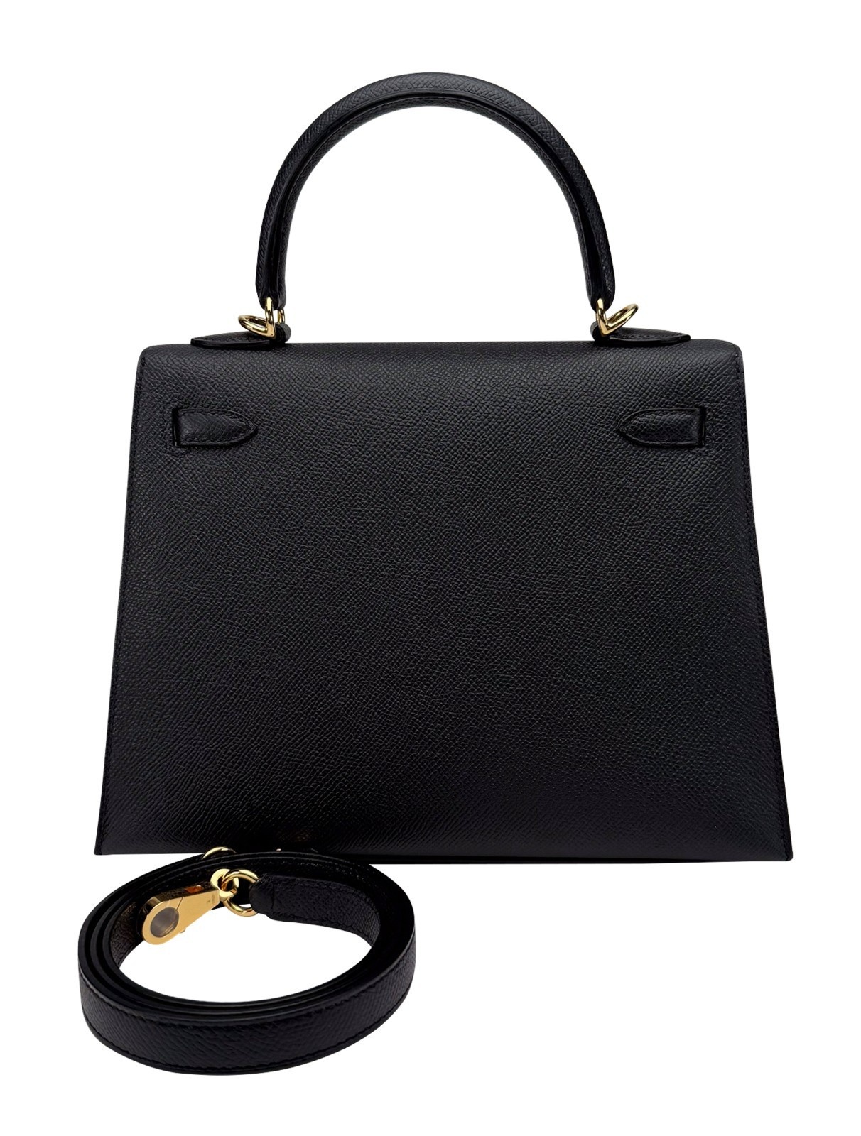 Hermes Kelly 25 Sellier Epsom Black/Noir Gold Hardware K Stamp 2026
