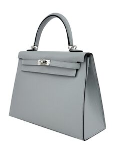Hermes Kelly 25 Sellier Epsom Blue Glacier Palladium Hardware K Stamp 2025