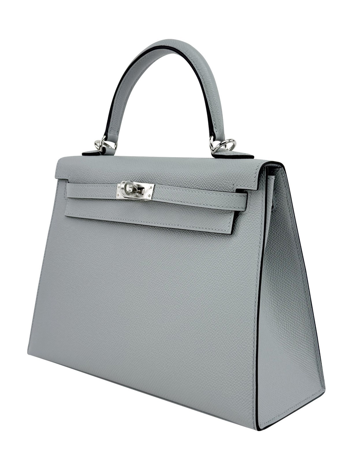 Hermes Kelly 25 Sellier Epsom Blue Glacier Palladium Hardware K Stamp 2025