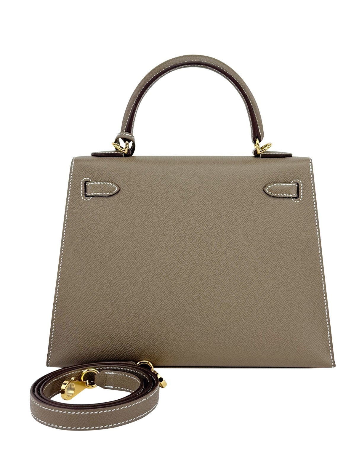 Hermes Kelly 25 Sellier Epsom Etoupe Gold Hardware K Stamp 2025