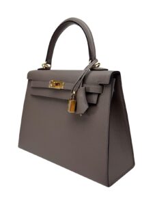 Hermes Kelly 25 Sellier Epsom Gris Etain Gold Hardware K Stamp 2025