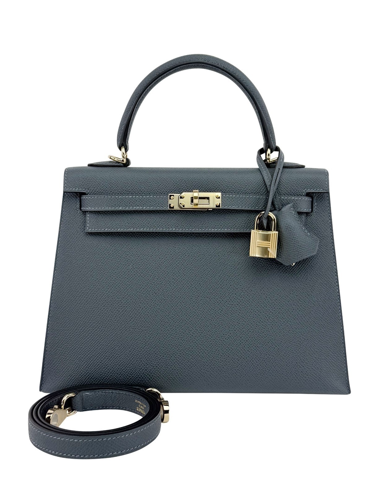 Hermes Kelly 25 Sellier Epsom Gris Misty Permabrass Hardware W Stamp 2025
