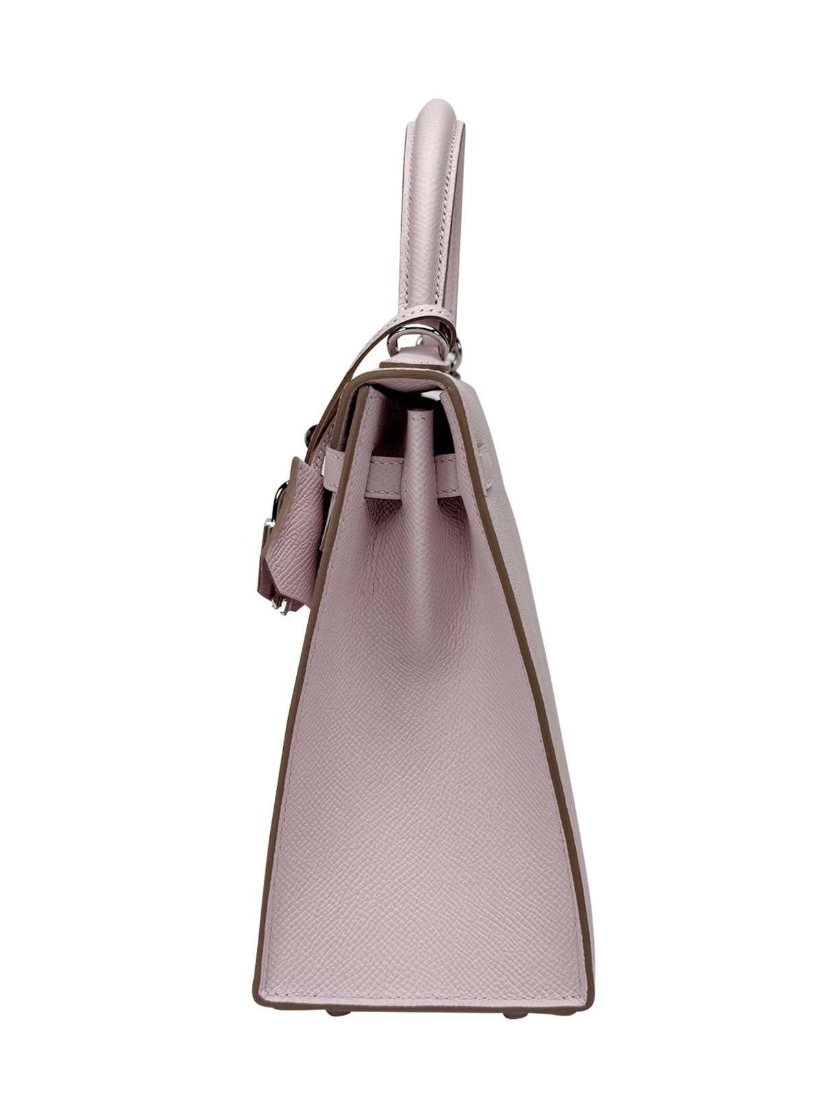Hermes Kelly 25 Sellier Epsom Mauve Pale Palladium Hardware W Stamp 2025