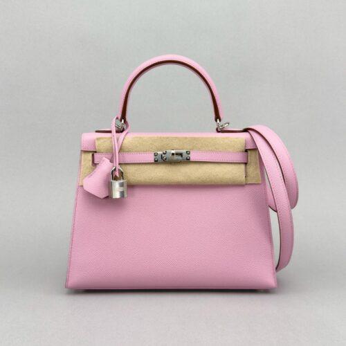 Hermes Kelly 25 Sellier Epsom Mauve Sylvestre Palladium Hardware K Stamp 2025