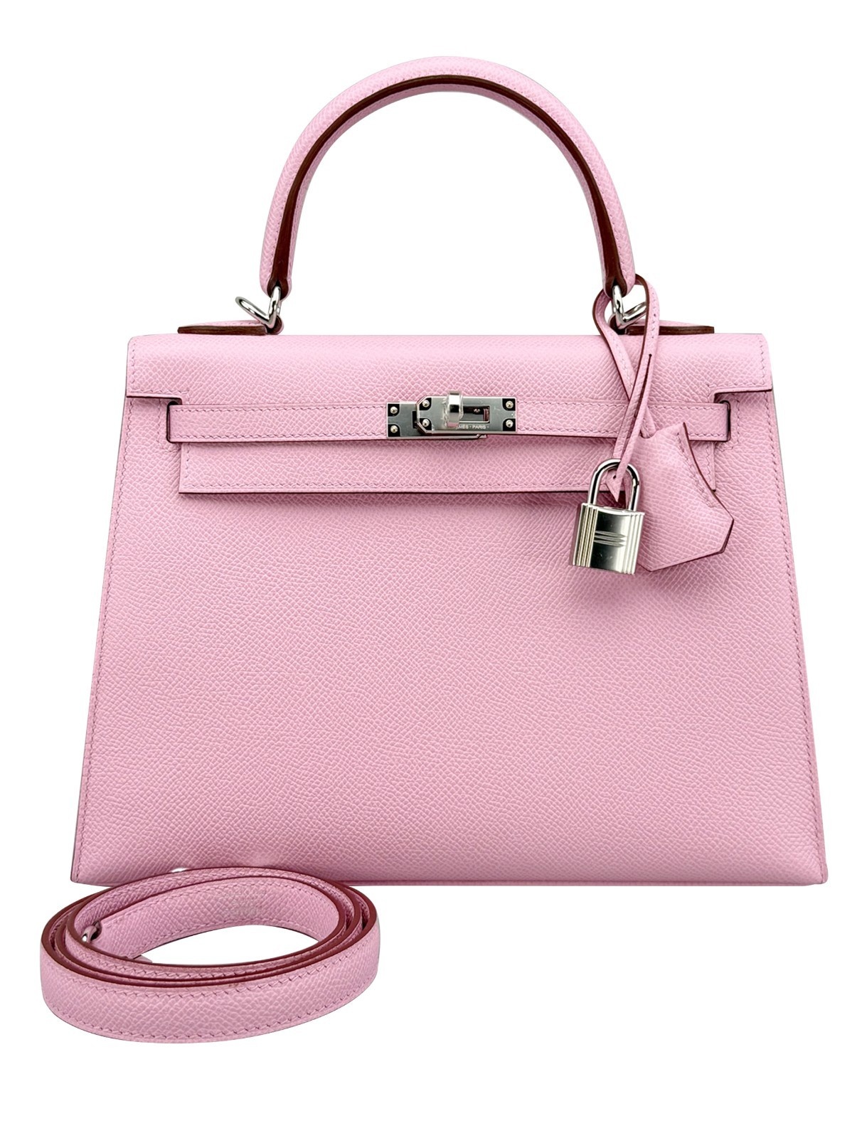 Hermes Kelly 25 Sellier Epsom Mauve Sylvestre Palladium Hardware K Stamp 2025