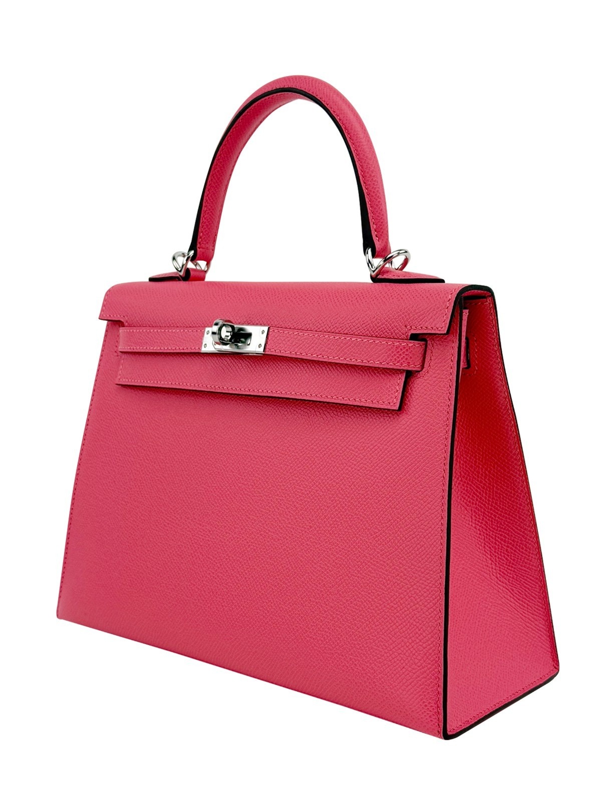 Hermes Kelly 25 Sellier Epsom Rose Azalee Palladium Hardware K Stamp 2025