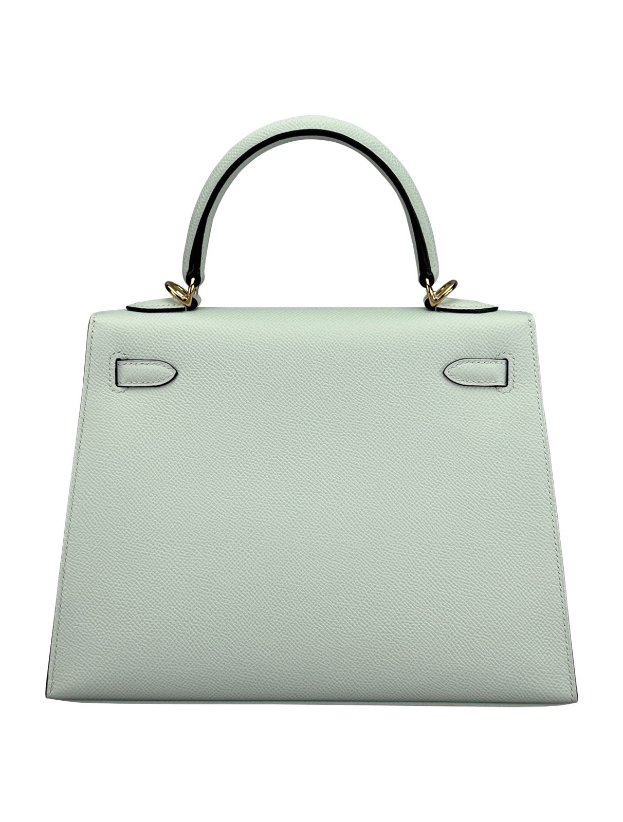Hermes Kelly 25 Sellier Epsom Vert Peppermint Permabrass Hardware K Stamp 2025