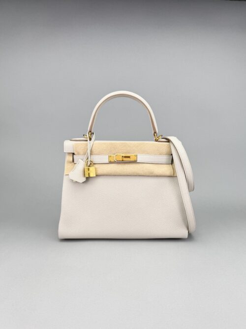 Hermes Kelly 28 Retourne Togo Beton Gold Hardware B Stamp 2025