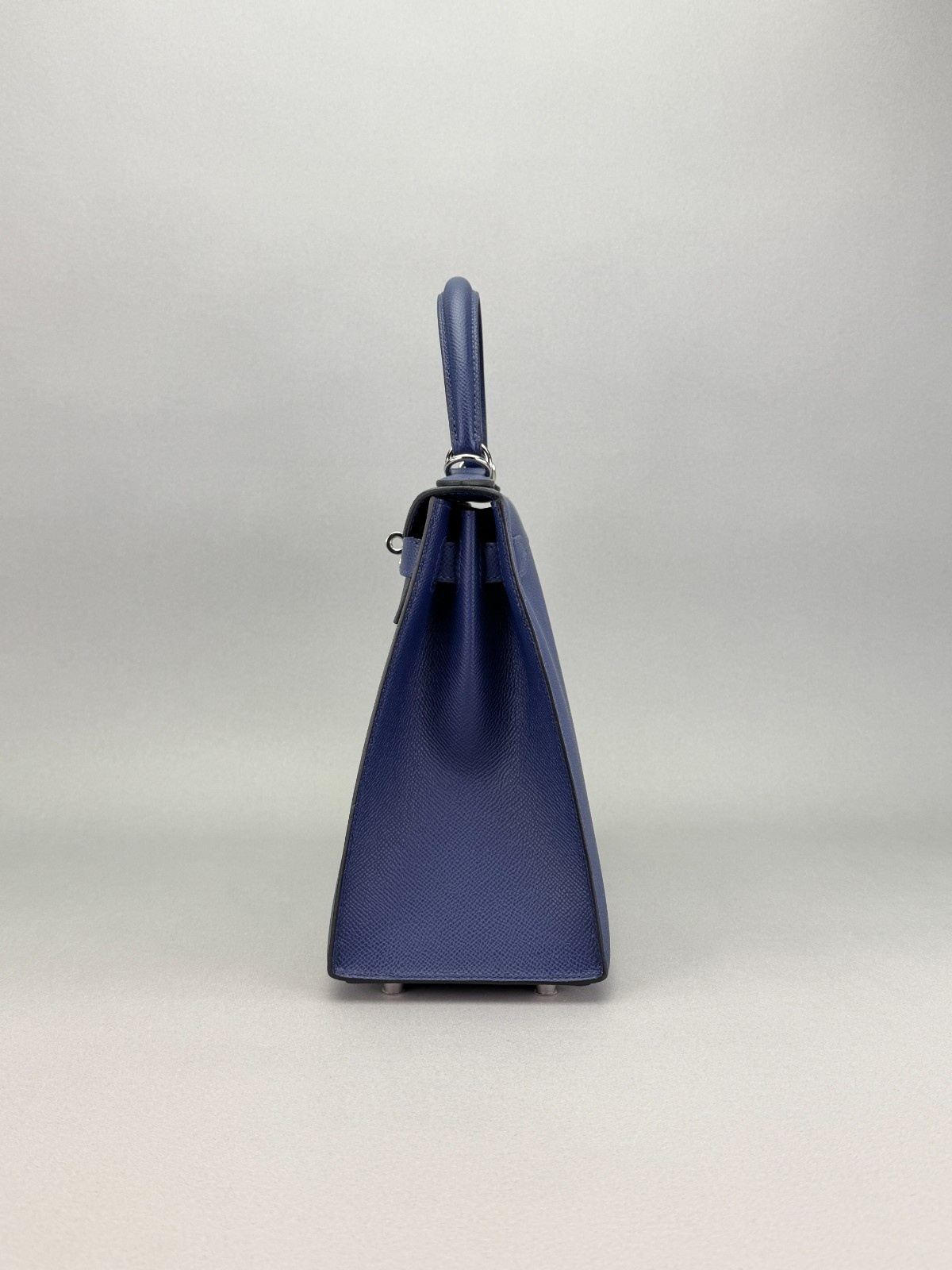 Hermes Kelly 28 Sellier Epsom Blue Saphir Palladium Hardware B Stamp 2023