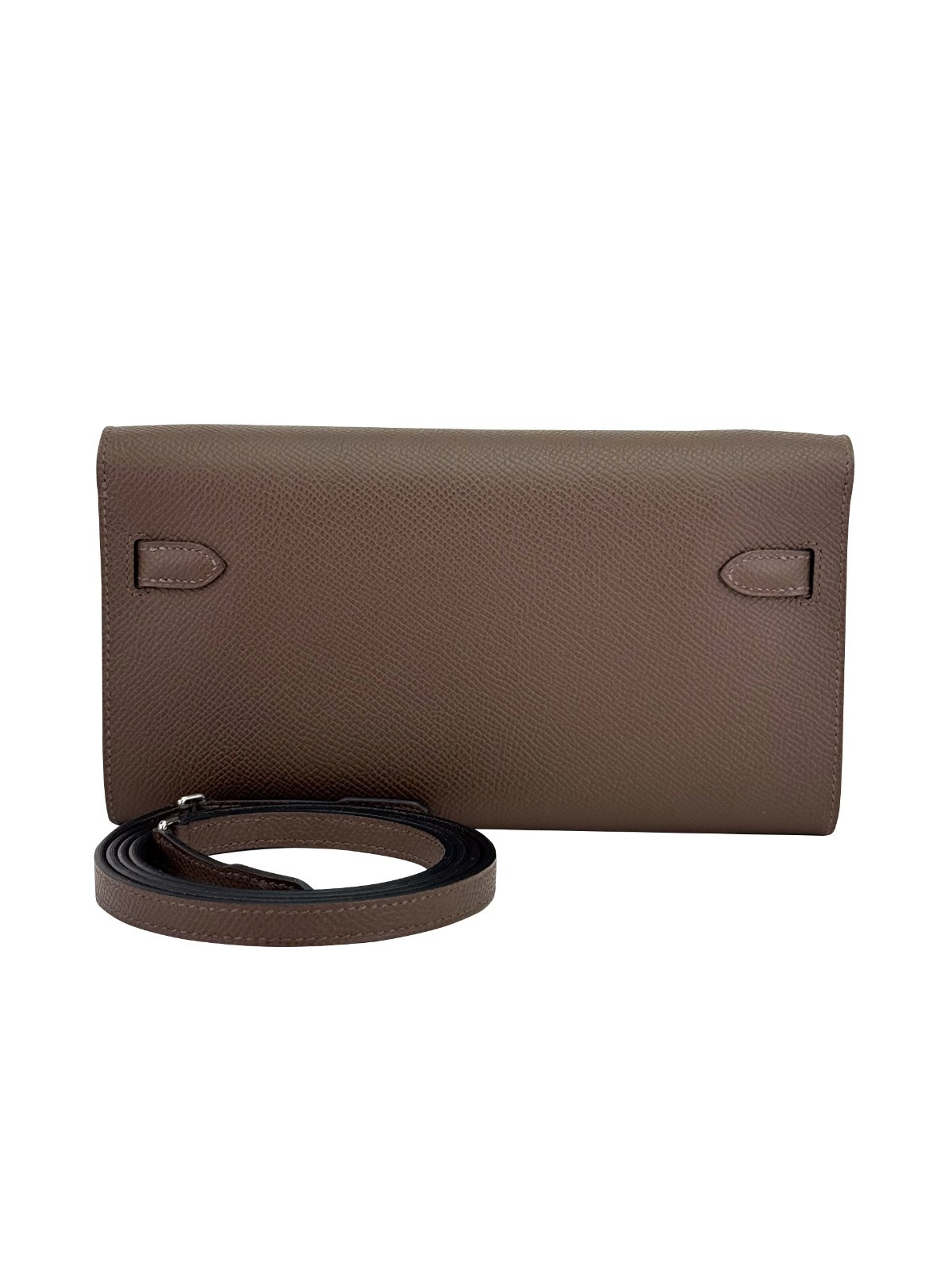 Hermes Kelly To Go Sellier Epsom Leather Ecorce Palladium Hardware K Stamp 2025