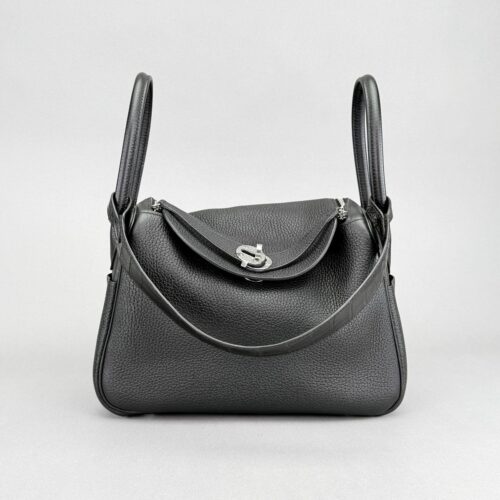Hermes Lindy 26 Retourne Alligator Touch Black Palladium Hardware Preowned Z