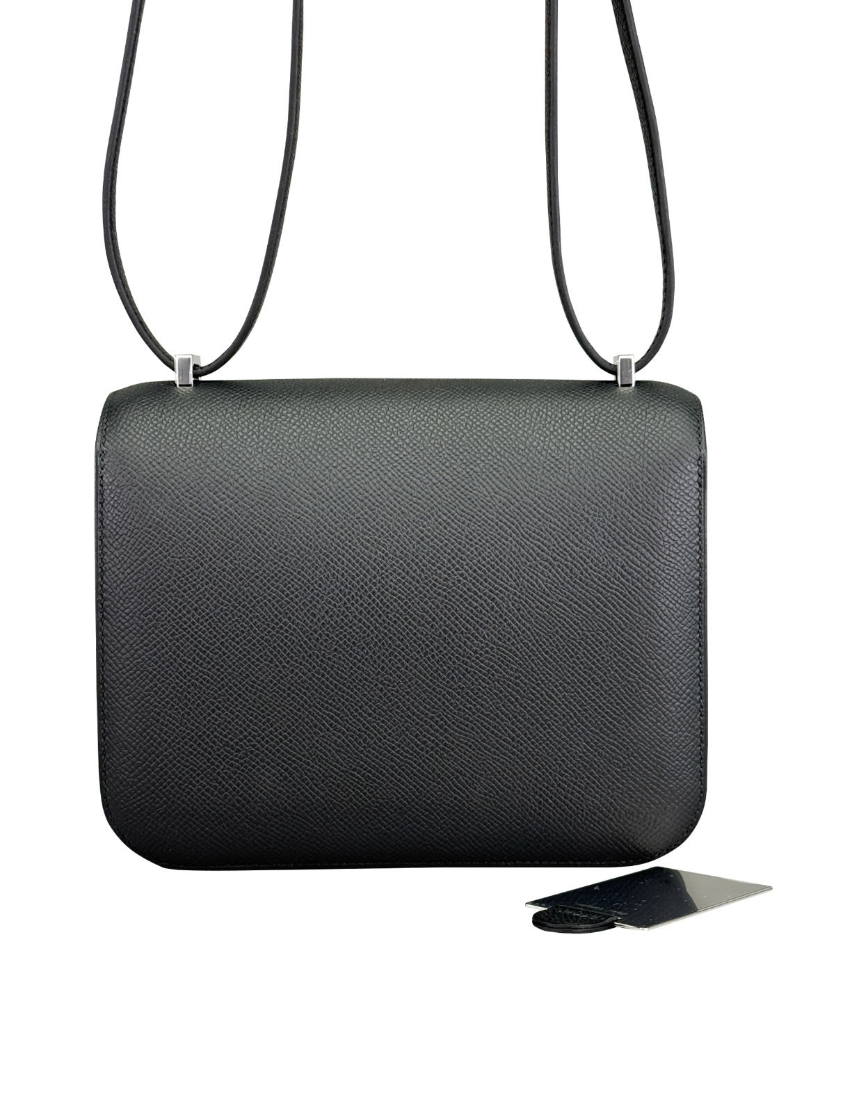 Hermes Mini Constance 18 Sellier Epsom Black/Noir Palladium Hardware K Stamp