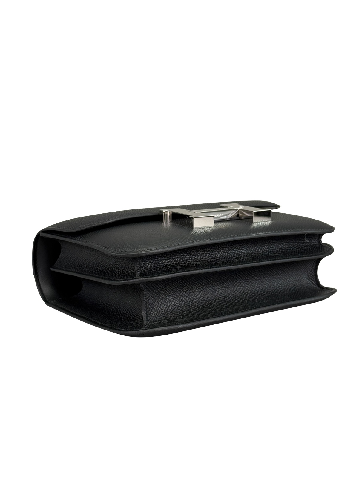 Hermes Mini Constance 18 Sellier Epsom Black/Noir Palladium Hardware K Stamp