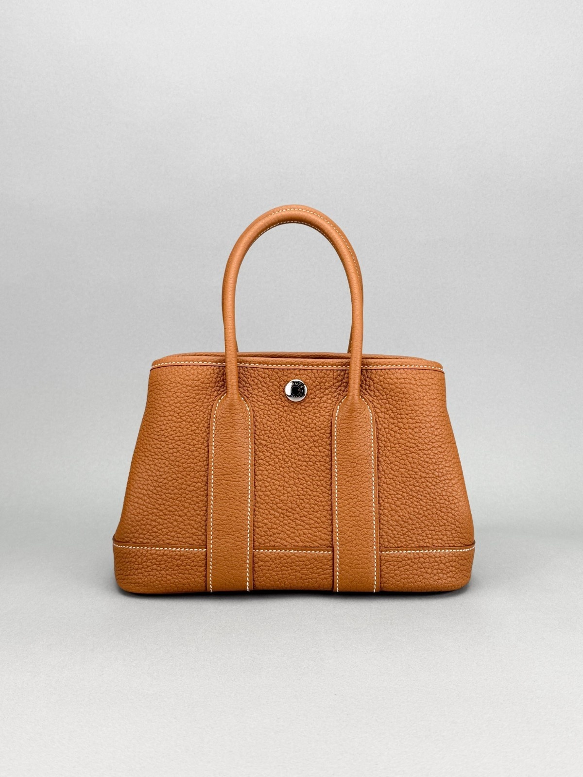 Hermes Mini Garden Party Retourne Togo Gold Palladium Hardware K Stamp 2025