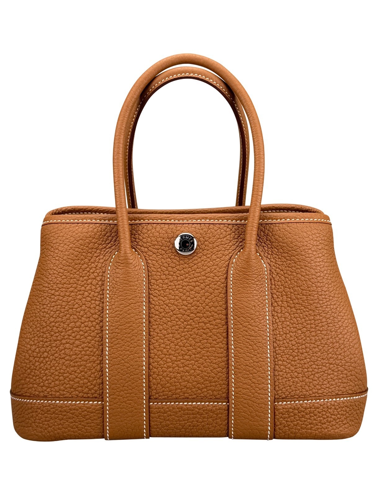 Hermes Mini Garden Party Retourne Togo Gold Palladium Hardware K Stamp 2025