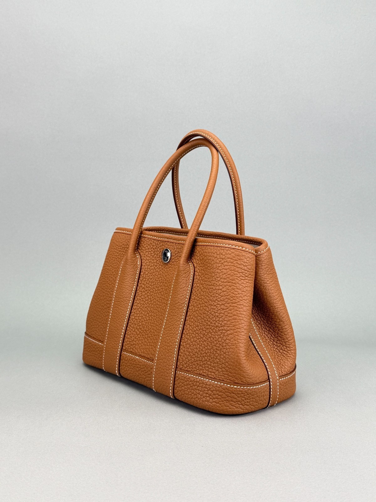 Hermes Mini Garden Party Retourne Togo Gold Palladium Hardware K Stamp 2025