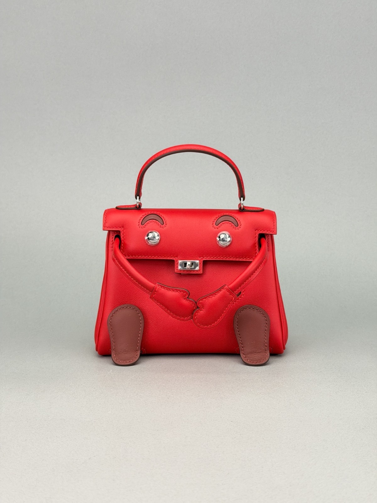 Hermes Kelly Doll Rouge Radieux Palladium Hardware G Stamp 2026