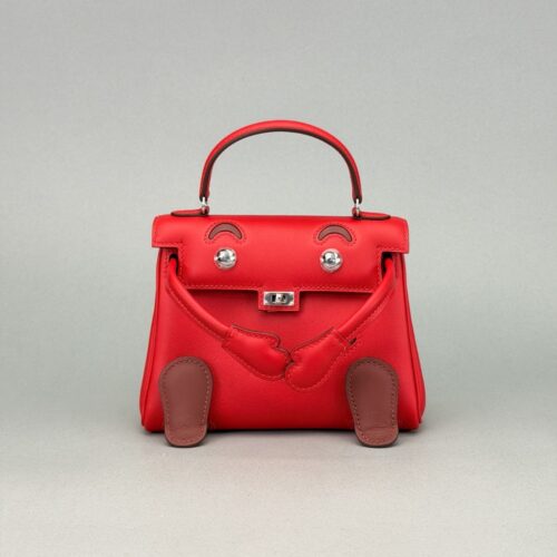 Hermes Kelly Doll Rouge Radieux Palladium Hardware G Stamp 2026
