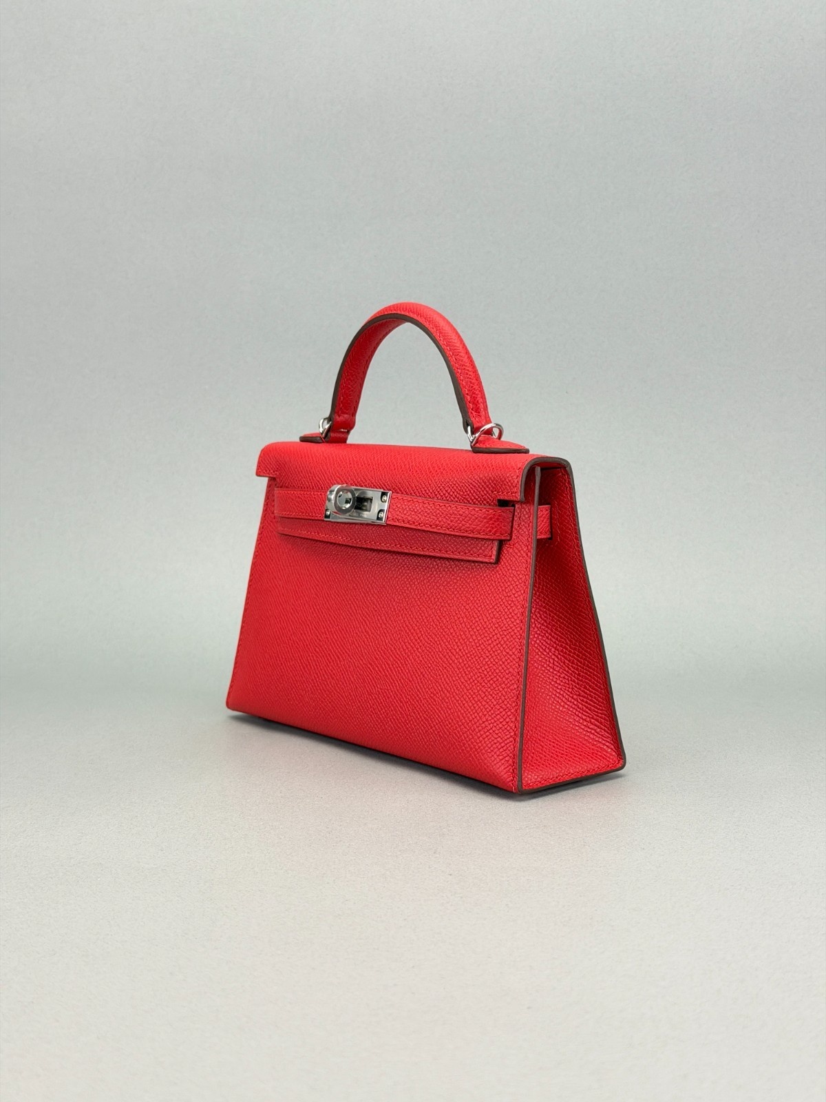Hermes Mini Kelly 20 Sellier Epsom Rouge Radieux Palladium Hardware K Stamp 2026