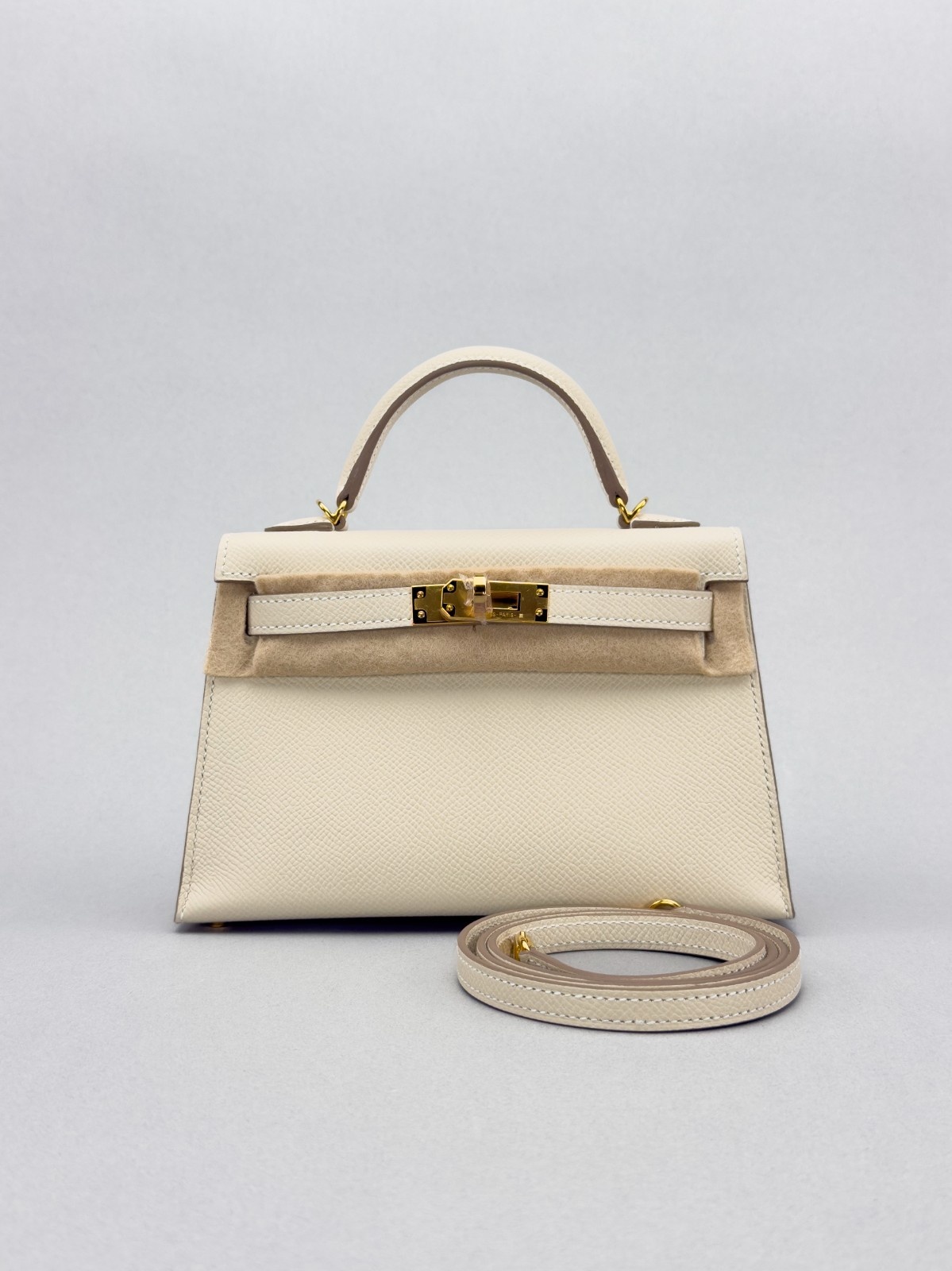 Hermes Mini Kelly 20 Epsom Craie Gold Hardware K Stamp 2025