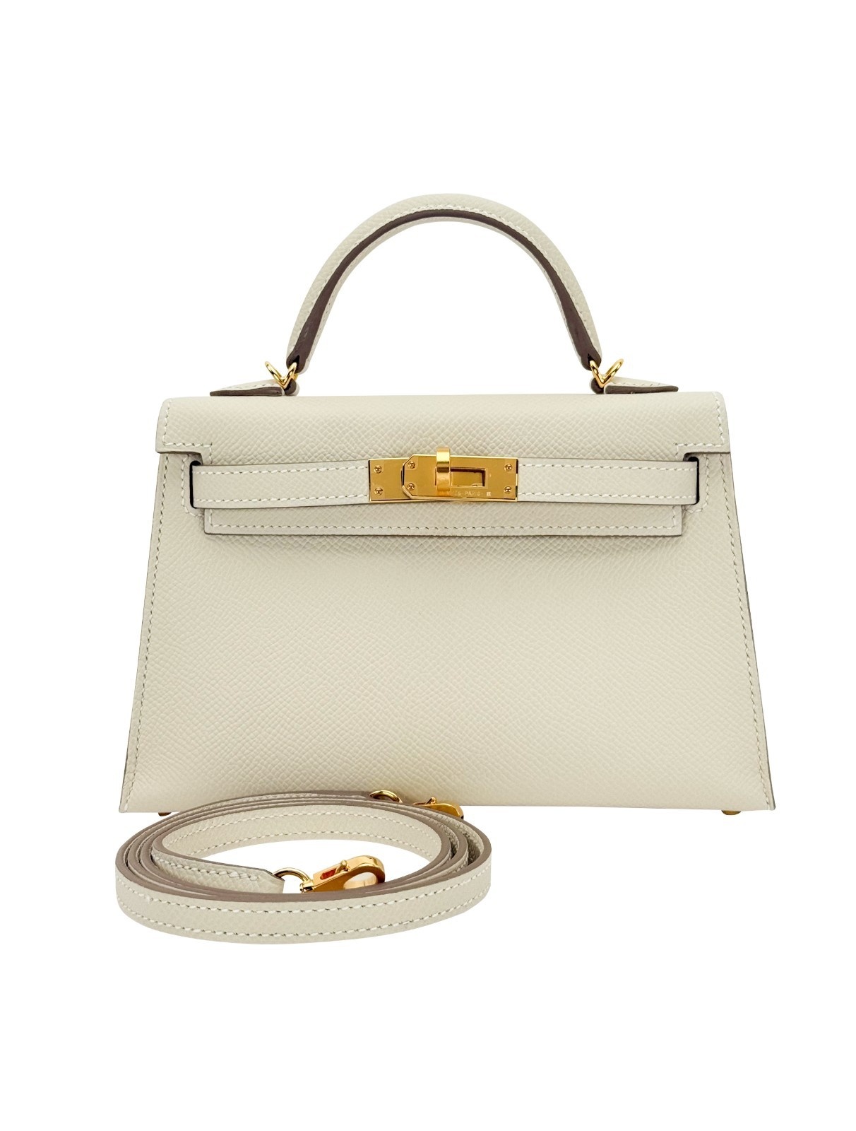 Hermes Mini Kelly 20 Epsom Craie Gold Hardware K Stamp 2025