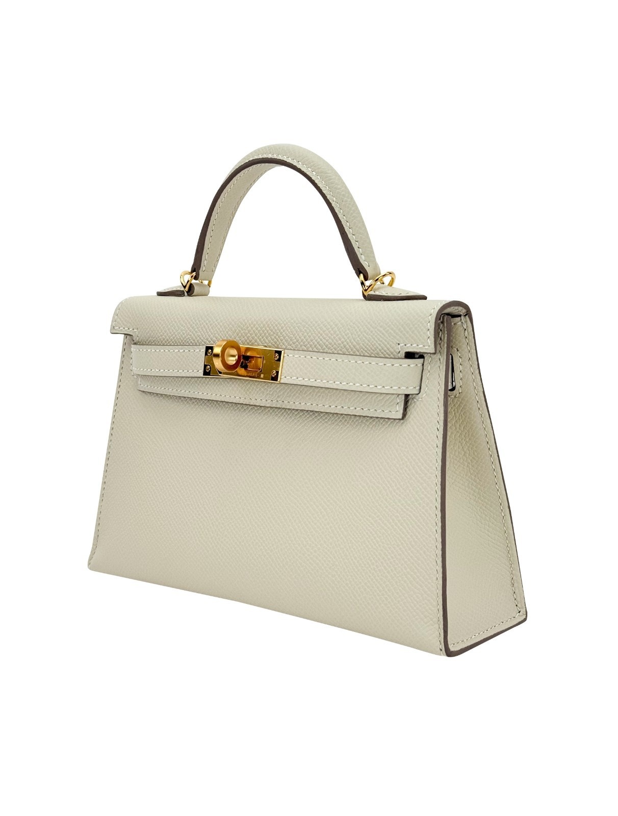 Hermes Mini Kelly 20 Epsom Craie Gold Hardware K Stamp 2025