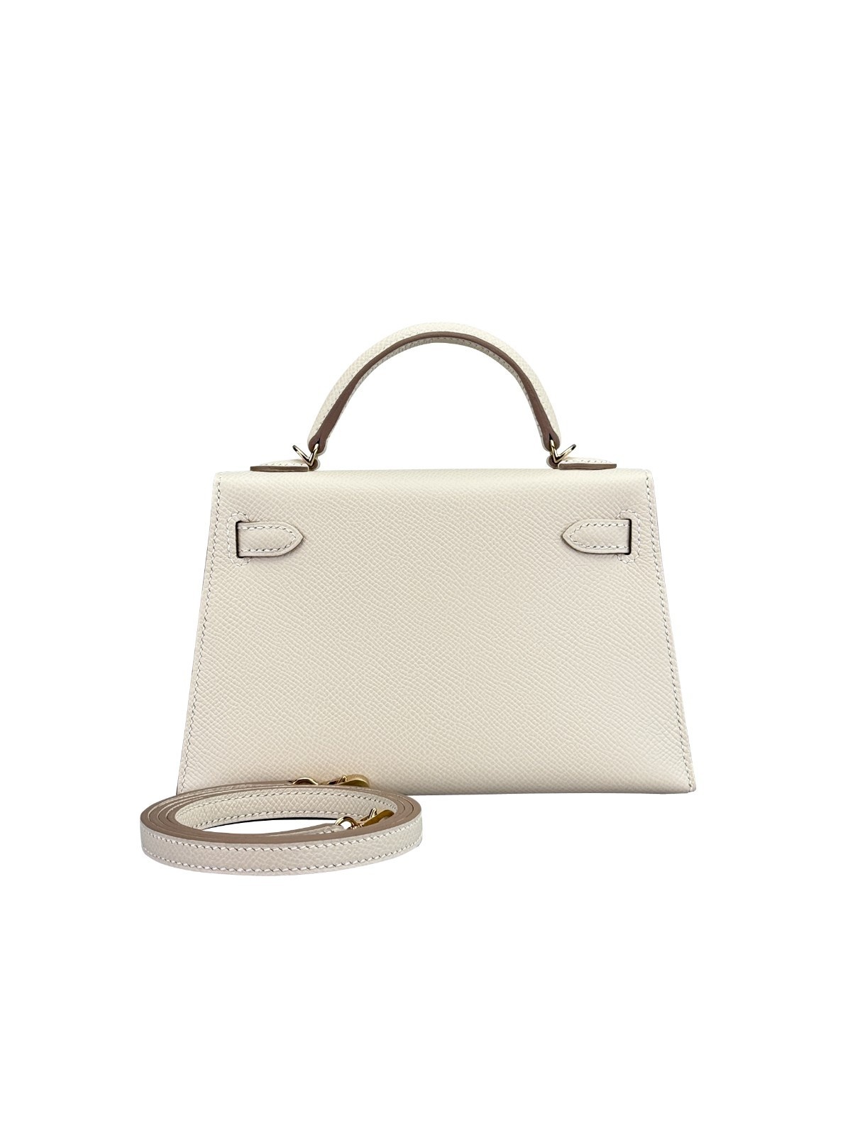 Hermes Mini Kelly 20 Epsom Craie Permabrass Hardware W Stamp 2025