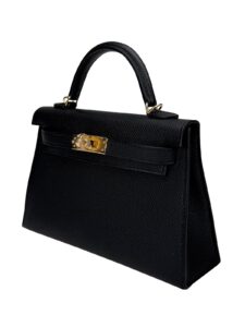Hermes Mini Kelly 20 Sellier Epsom Black/Noir Gold Hardware K Stamp 2025