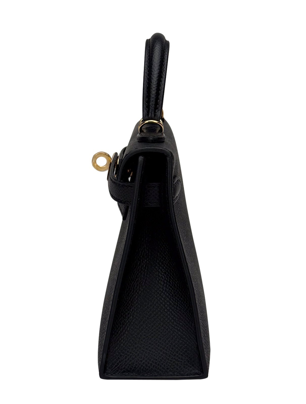 Hermes Mini Kelly 20 Sellier Epsom Black/Noir Gold Hardware K Stamp 2025
